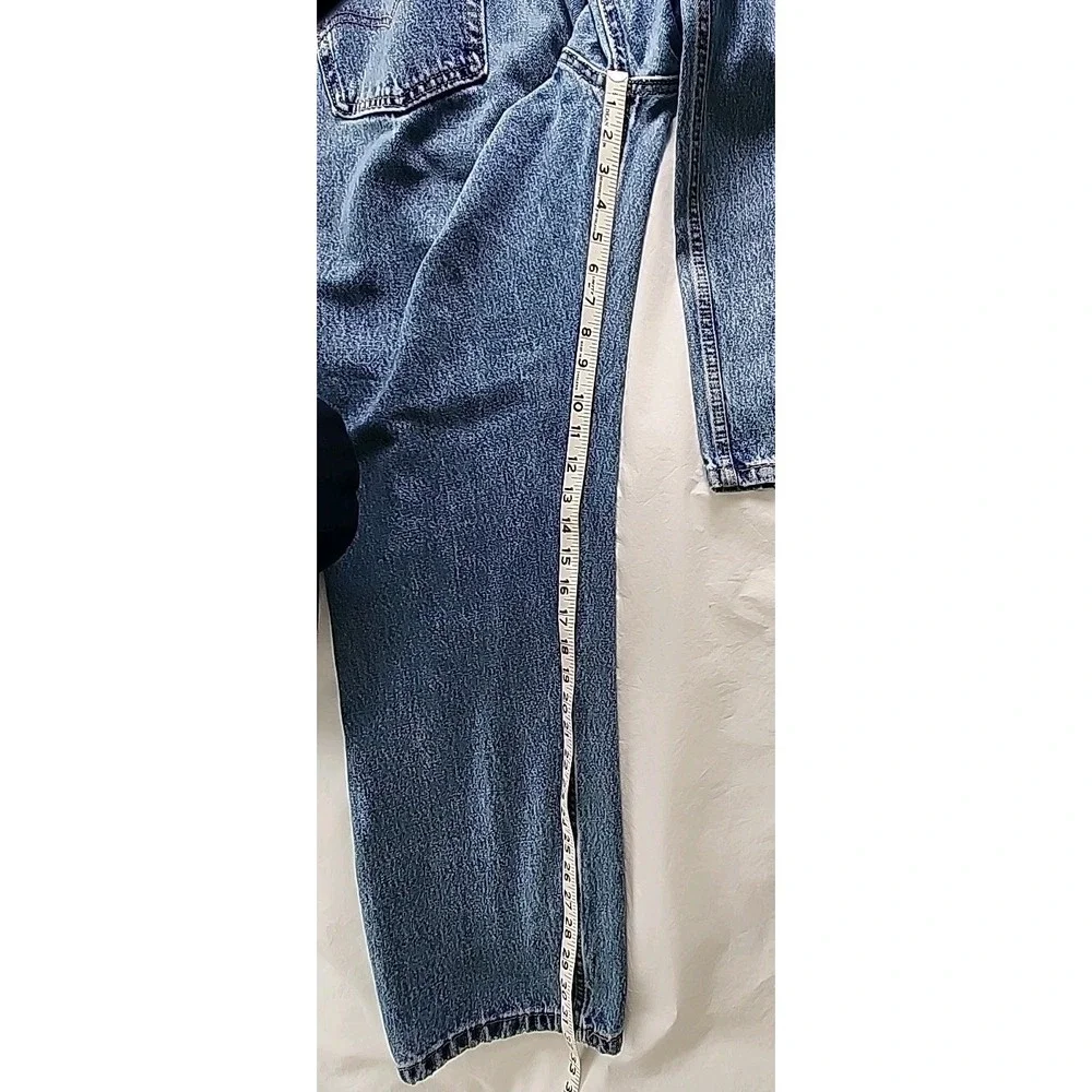Levi's 505 Jeans Mens 38x32 Straight Leg Regular Fit Medium Wash Western Classic